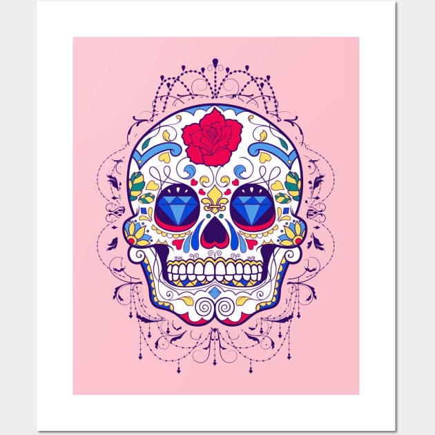 cool skull candy Wall Art by El gug